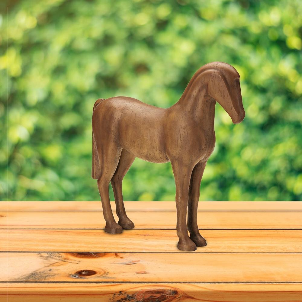 Escultura cavalo em poliresina