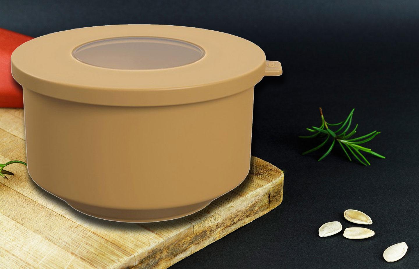 Pote Hoop 12,4 x 13,2 x 7,2 cm 500 ml - Amarelo Coza