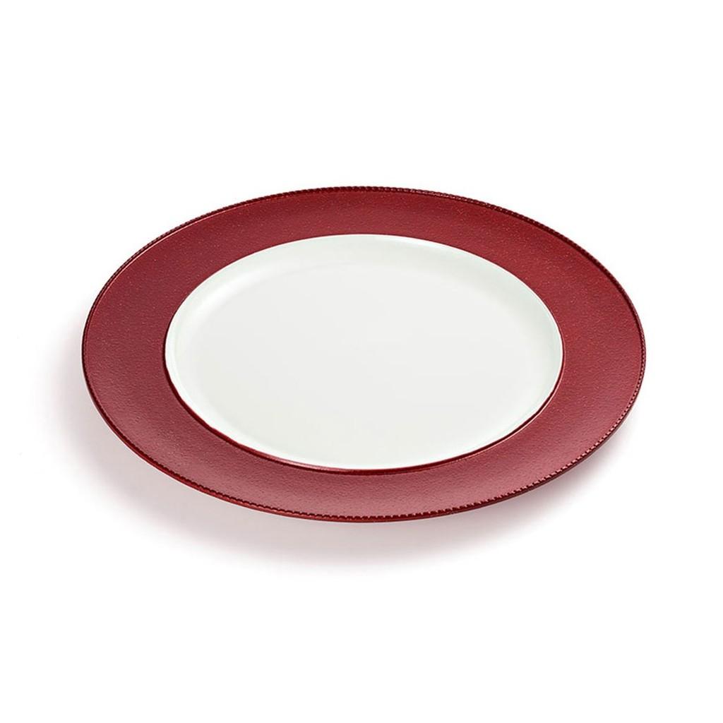 Sousplat Vermelho 33 Cm