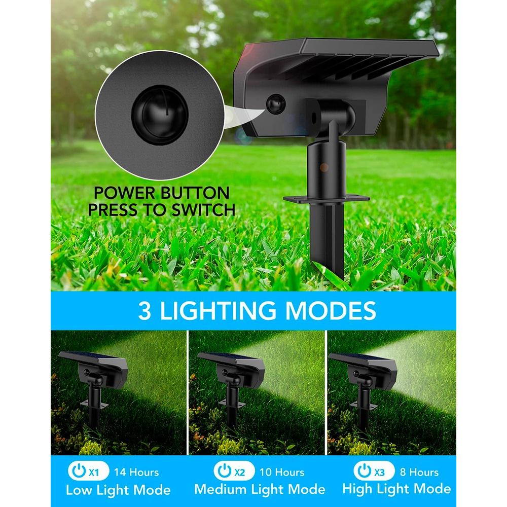 Conjunto 6 Luminárias LED energia Solar para uso externo