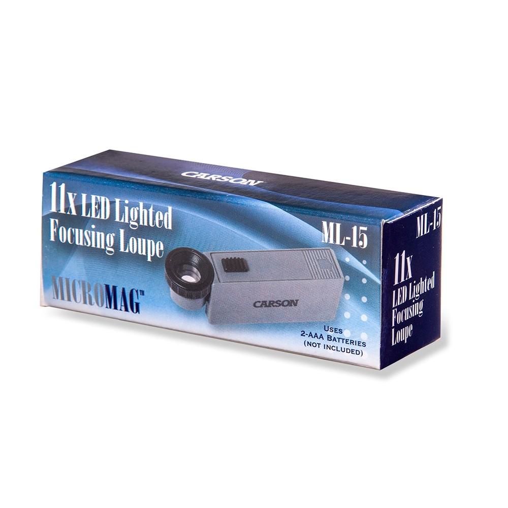 Kit Lupas MicroMag Ampliação 11 Vezes E Mini Brite Ampliação 5 Vezes