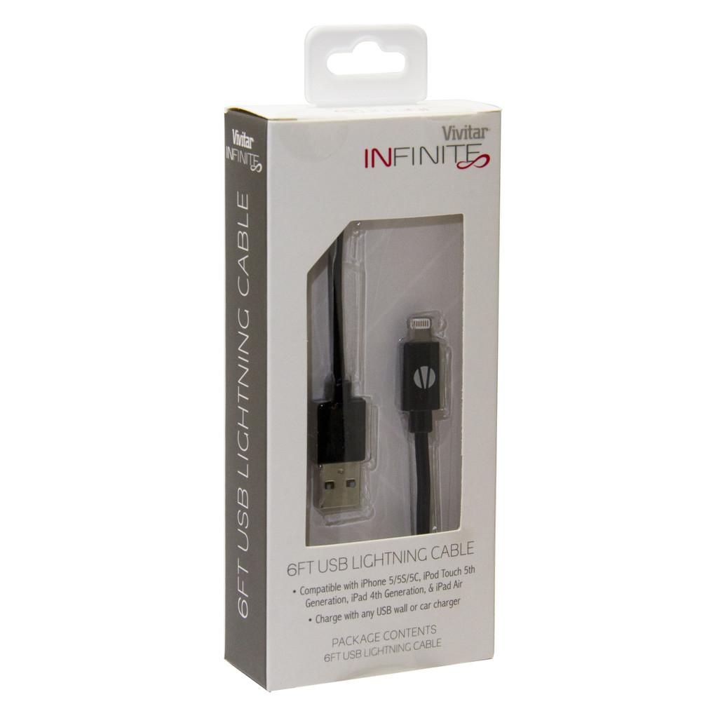 Cabo USB com conector lightning para iPod, iPhone e iPad