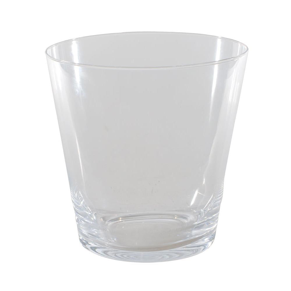 Vaso Decorativo Bianco & Nero ´Bucket´ Transparente e Incolor, 21,5 cm x 15 cm x 31,5 cm