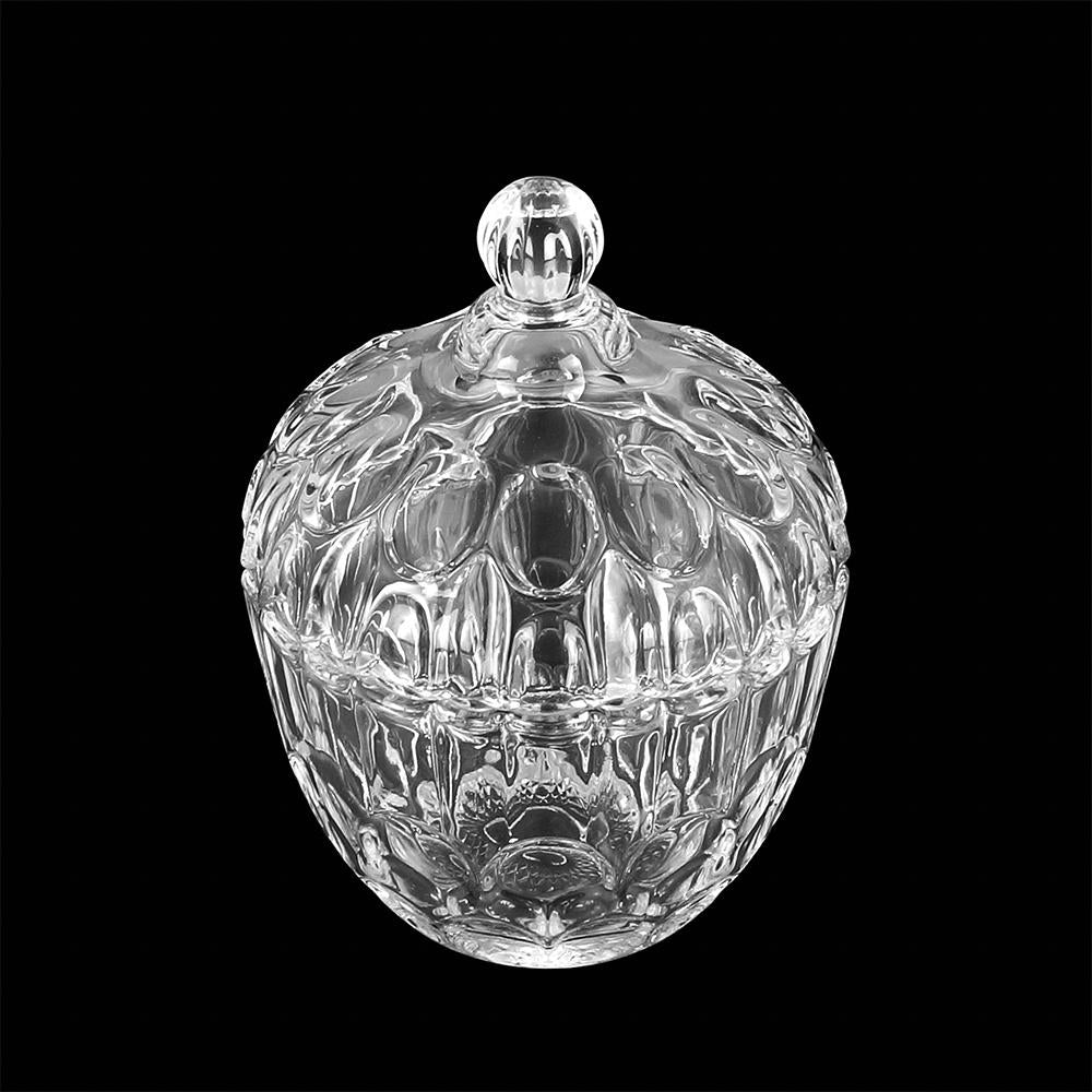Potiche decorativo de cristal Jaguar 10,8x14,5cm