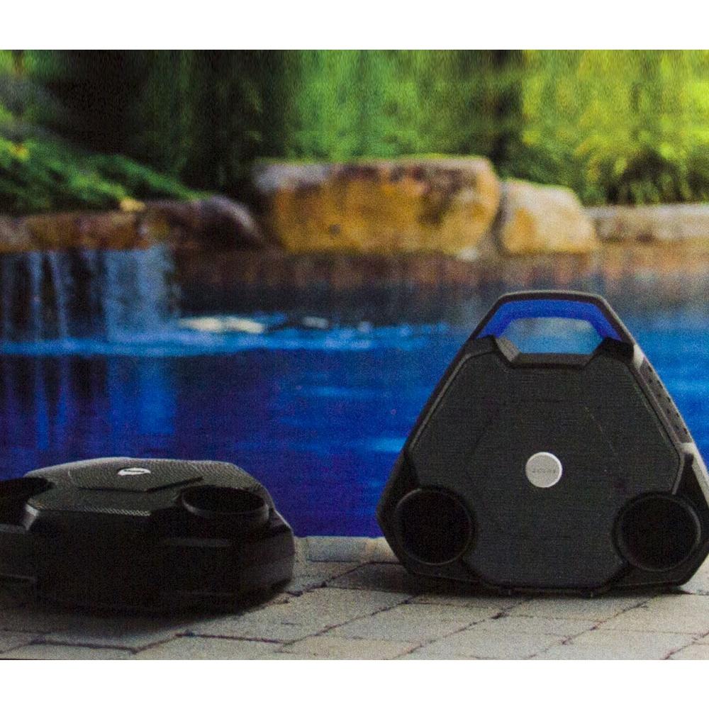 Boombox flutuante para piscina Party Float com porta-copos e bandeja Pong