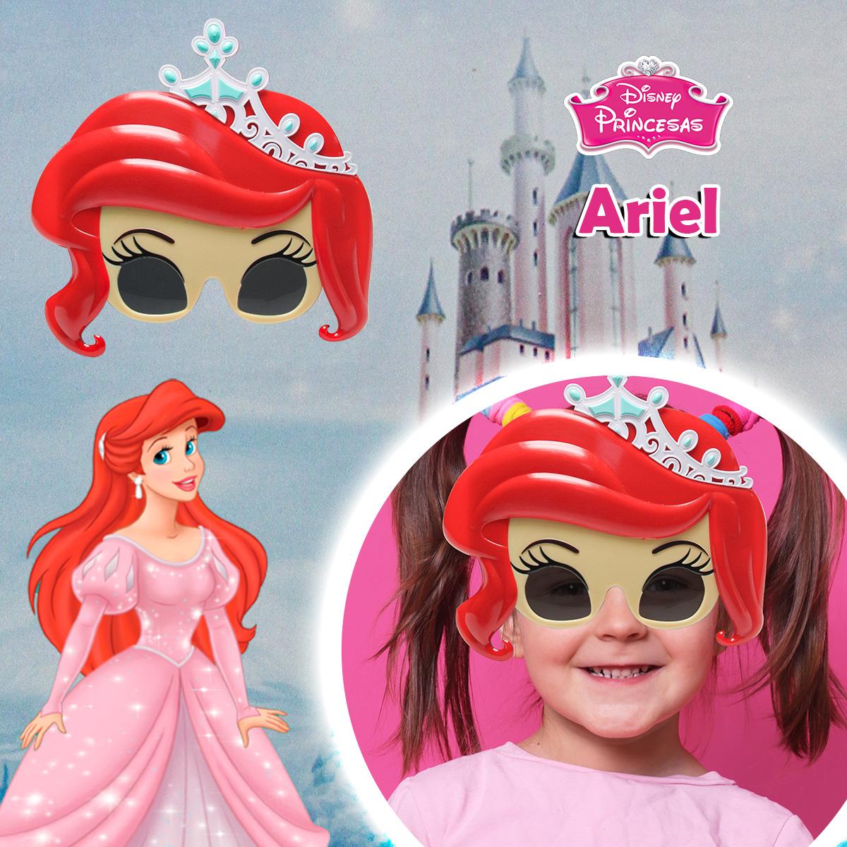 Óculos De Sol 3d Princesas Uv400 Proteção E Estilo Toyng