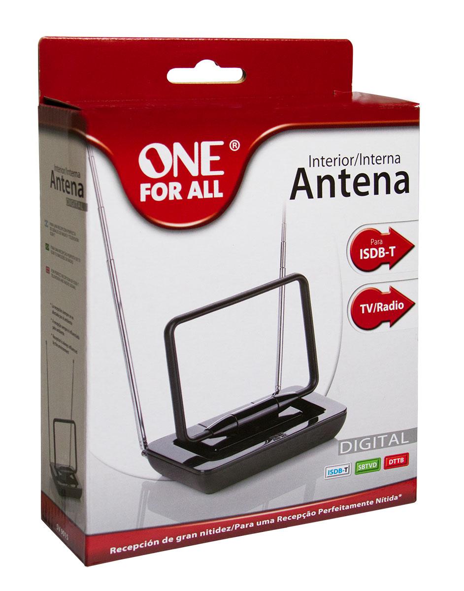 Antena Interna Para Tv One For All Tv Uhd E Rádio Fm Sv9015