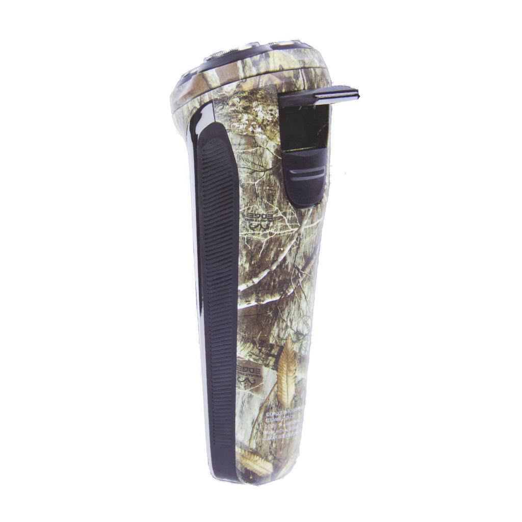 Barbeador Vivitar Premium RealTree com 3 lâminas, sem fio e carga USB