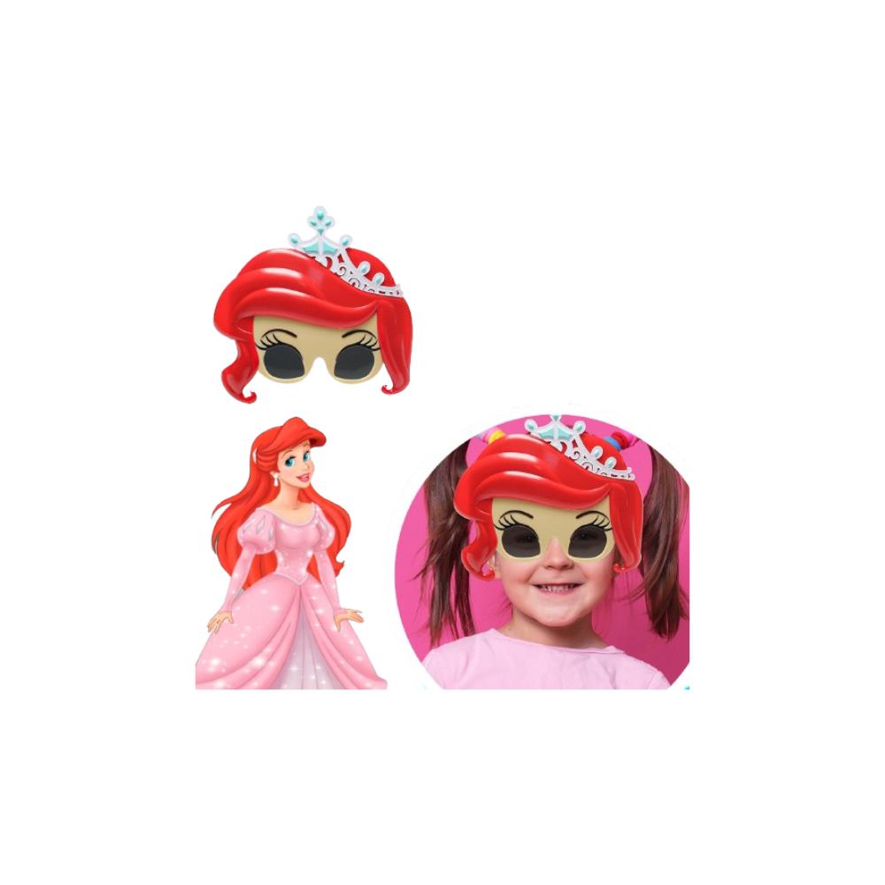 Óculos De Sol 3d Princesas Uv400 Proteção E Estilo Toyng