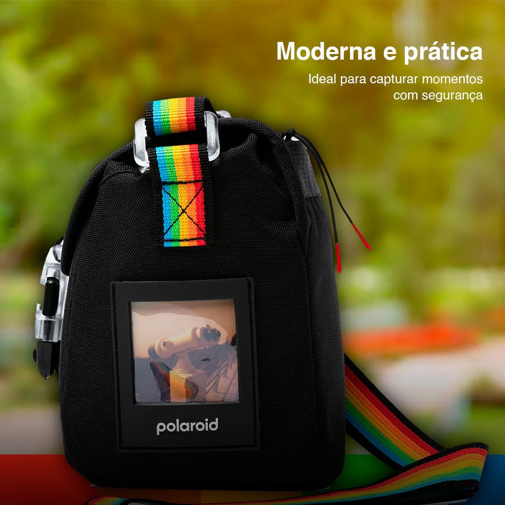 Bolsa Para Câmeras Polaroid Modelo Go Com Exibição Lateral E Estilo