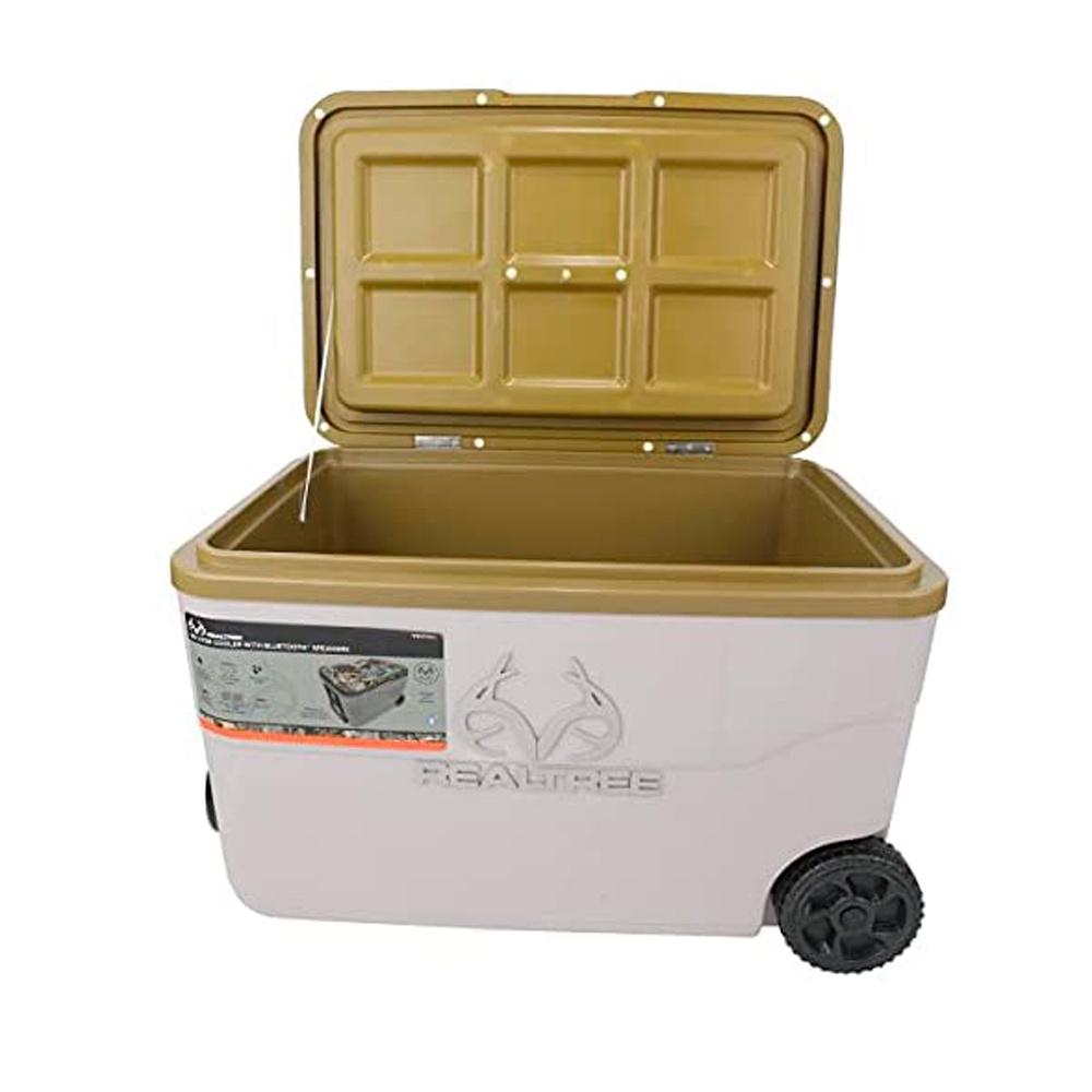 Cooler Realtree 55 l com alto-falantes e recepção remota de áudio