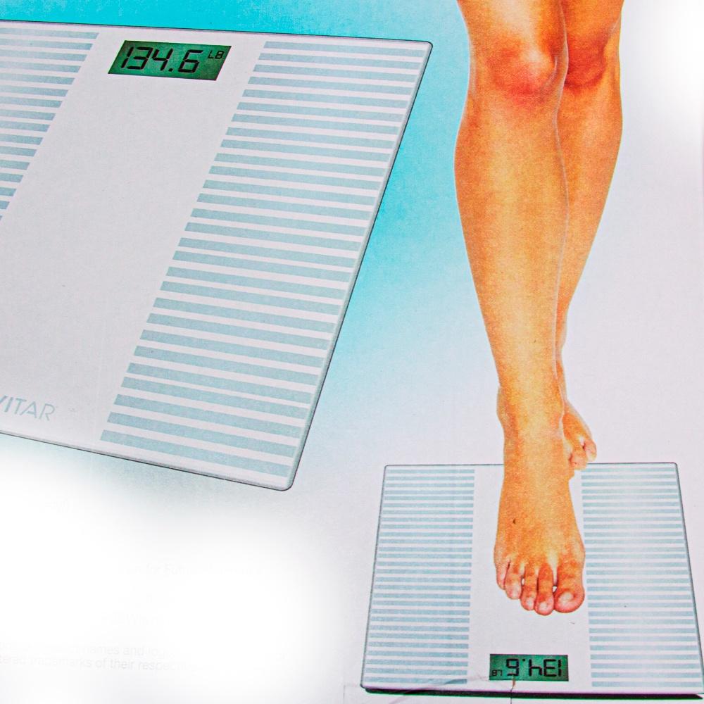 Balança Digital Automática para Banheiro com visor grande - 180 Kg