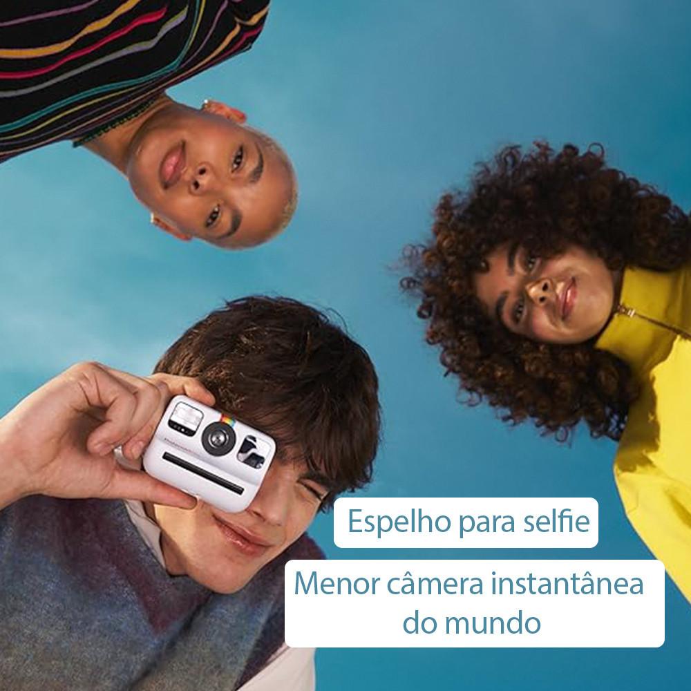 Câmera Instantânea Polaroid Go 2ª Geração Sustentável Com Espelho Para Selfie
