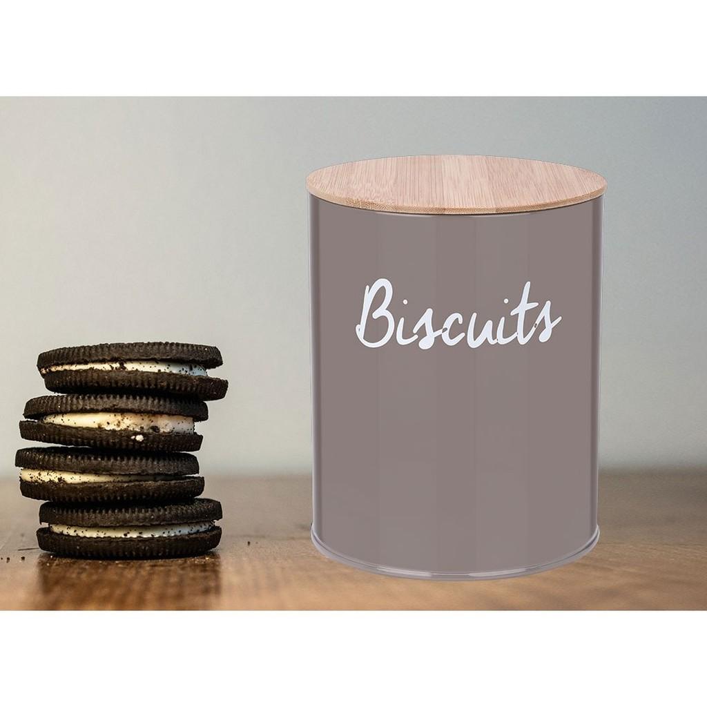 Pote Redondo Para Biscoitos Canister Warm Gray - Haus Concept 13,9 x 17,5 cm