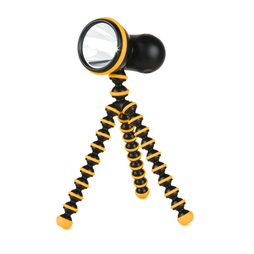 Luminária com hastes flexíveis e pés magnéticos - Gorilla Torch