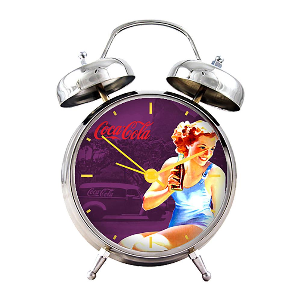Relógio De Mesa Coca-Cola Pin UP Brown Lady - Urban
