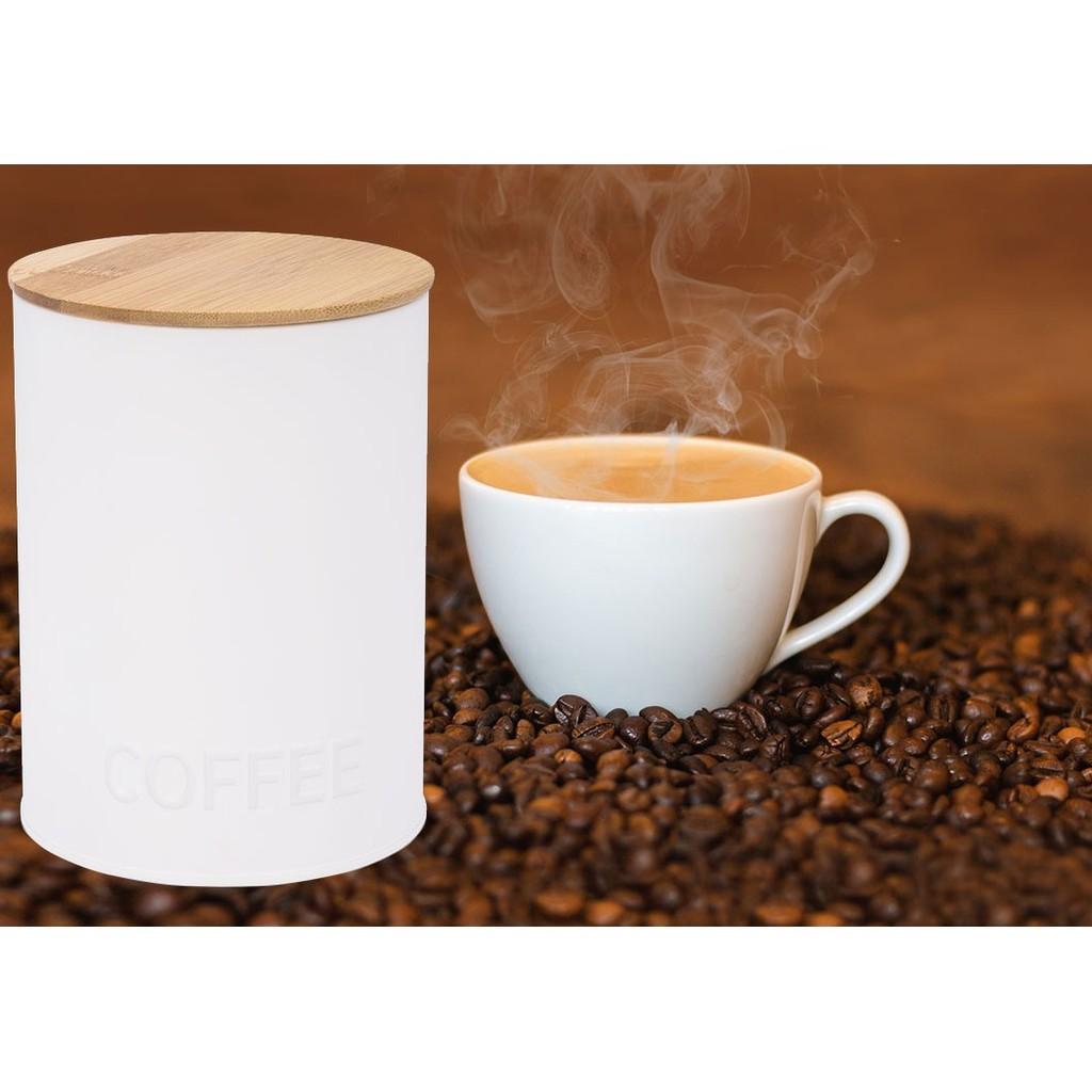 Pote Redondo Para Café Canister Branco - Haus Concept 11,4 x 15,2 cm