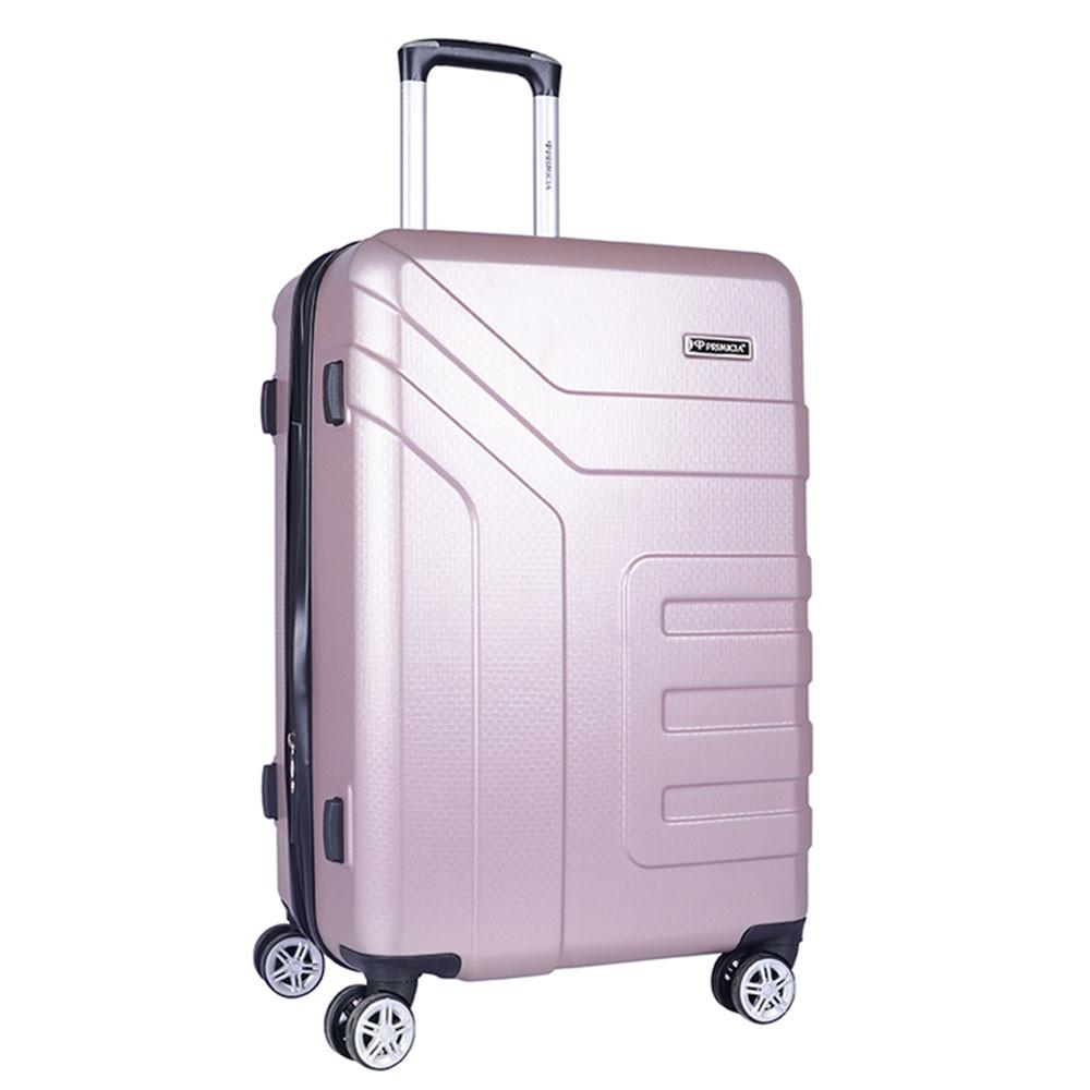 Mala viagem Primicia Livorno ABS Rodas duplas 360° Média - Rosa