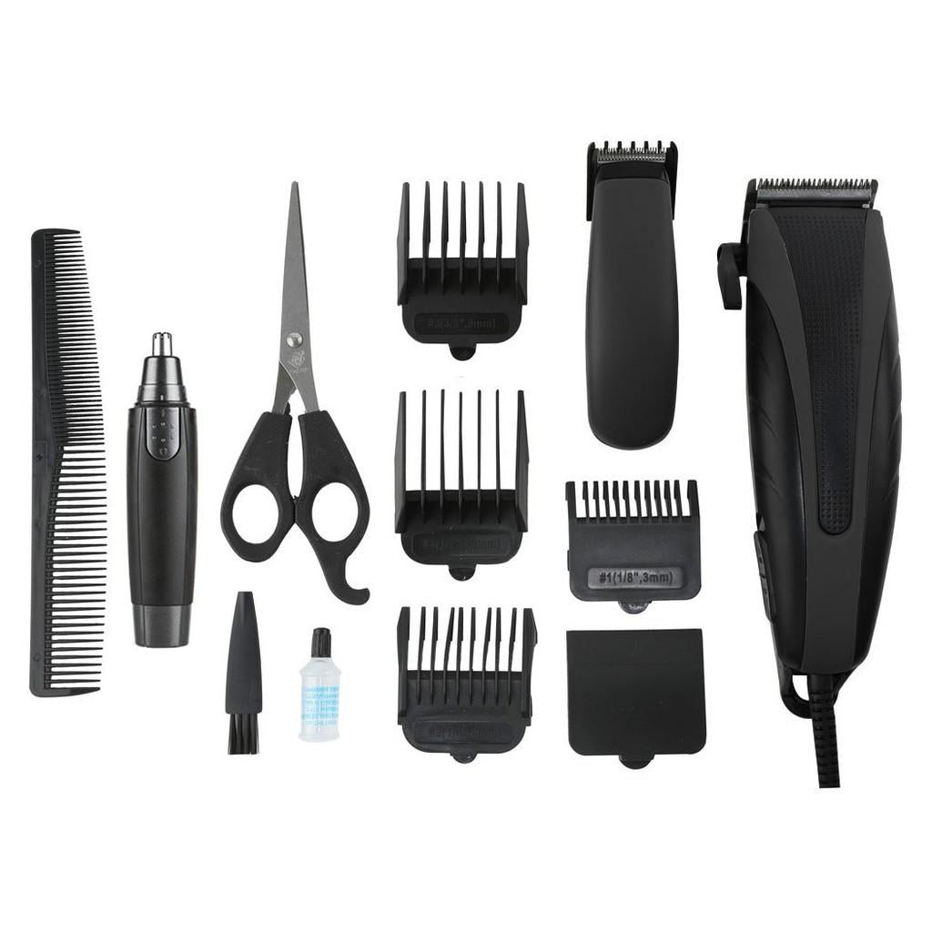 Kit Aparador de barba, cortador de cabelo e Pelos Trimmer 3 em 1- 110V