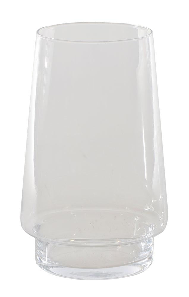 Vaso Decorativo Bianco & Nero ´Cup´em Vidro Transparente e Incolor 25 cm x 12,5 cm