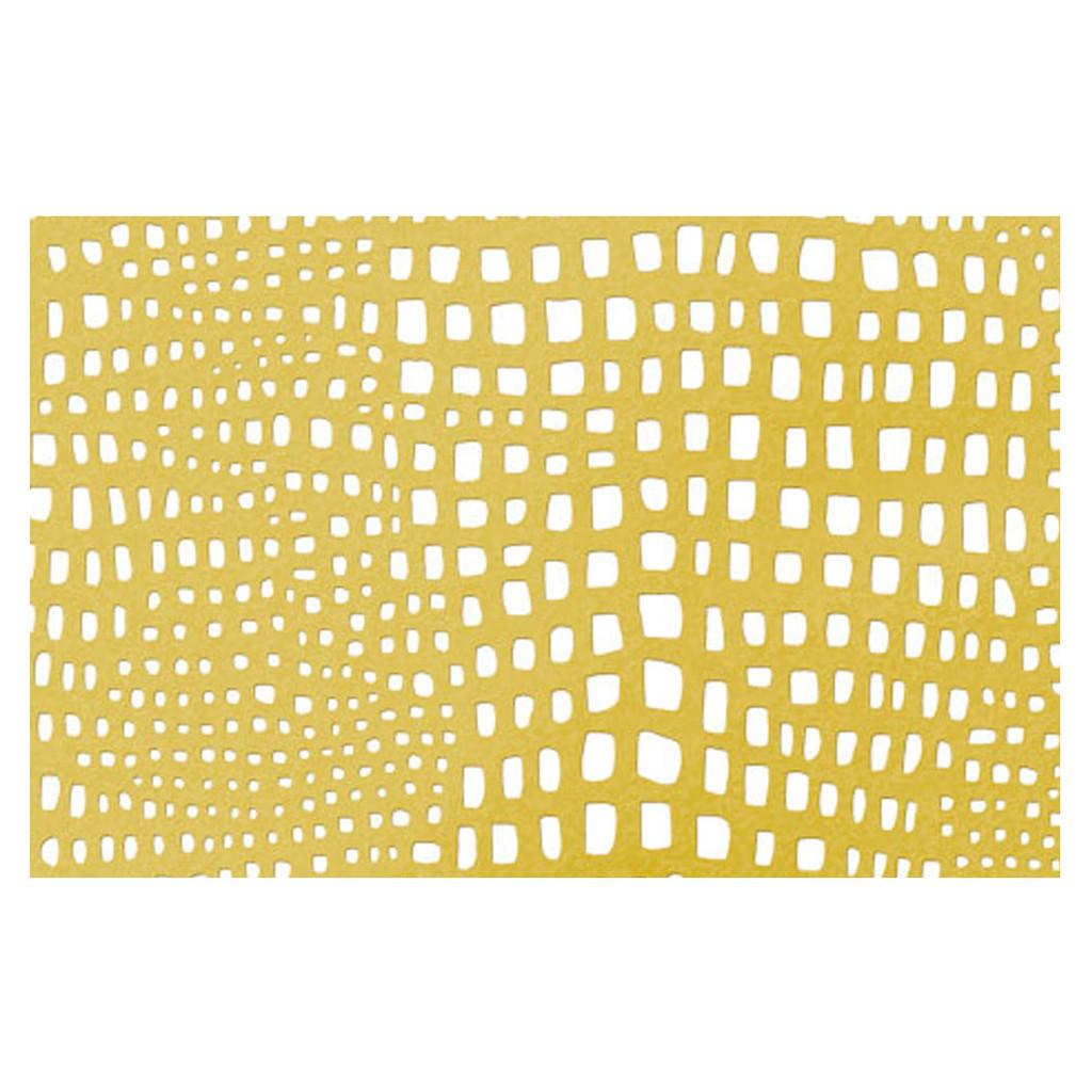 Lugar Americano em PVC net dourado 45x30cm