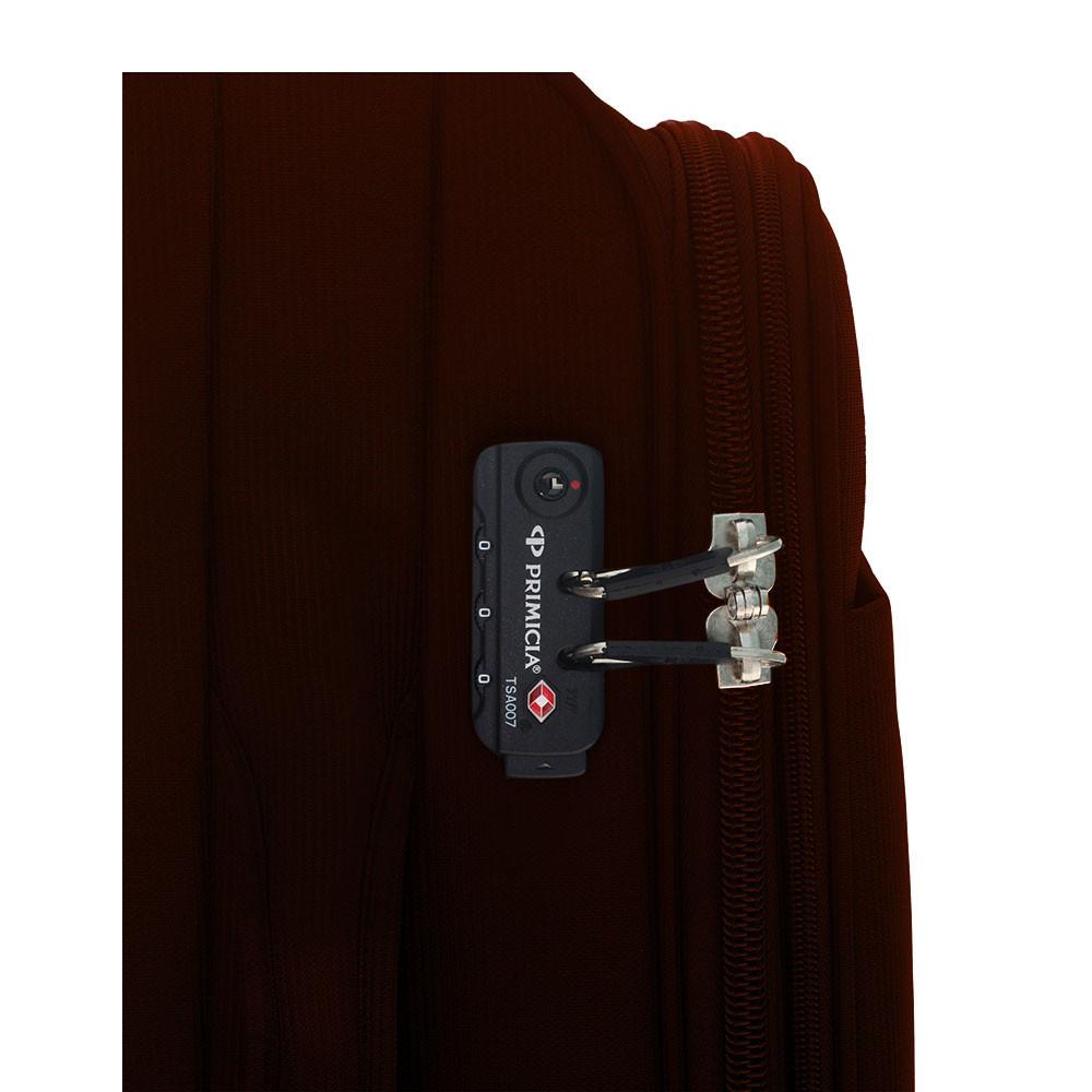 Mala viagem Primicia Cairo Poliéster Rodas 360° Grande - Marrom