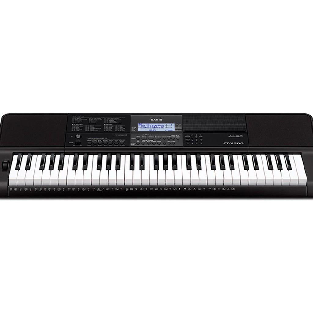 Teclado eletrônico Musical Casio com 61 teclas - Preto