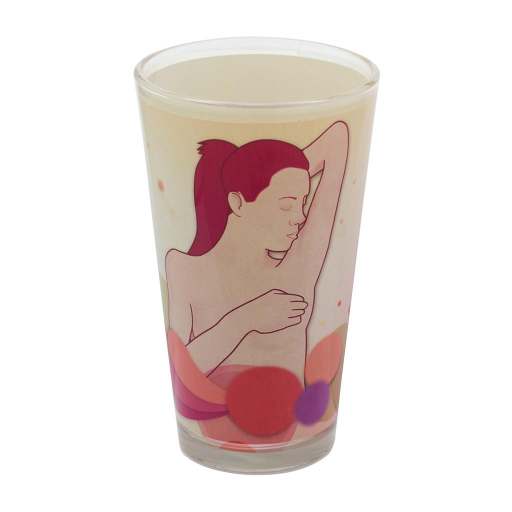 Copo cônico de vidro