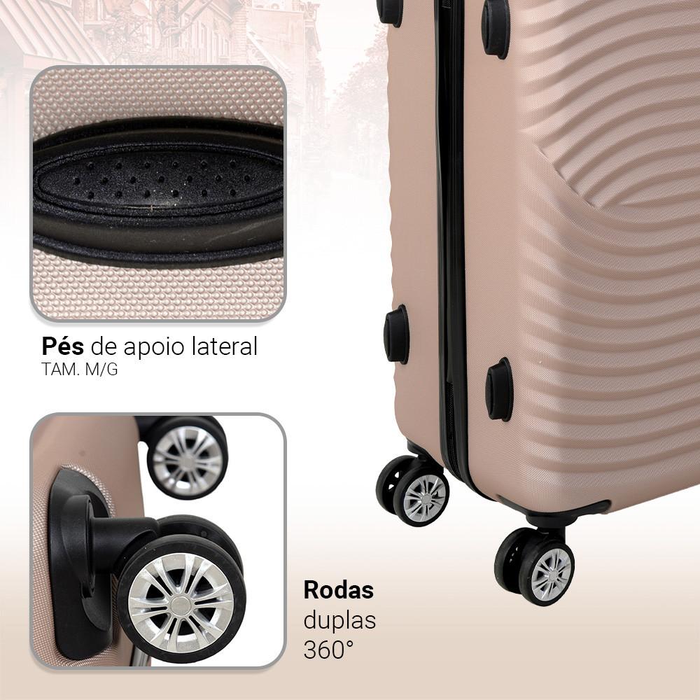 Mala ABS Bordo Quebec Ultra Resistente E Leve 10kg Isibrás