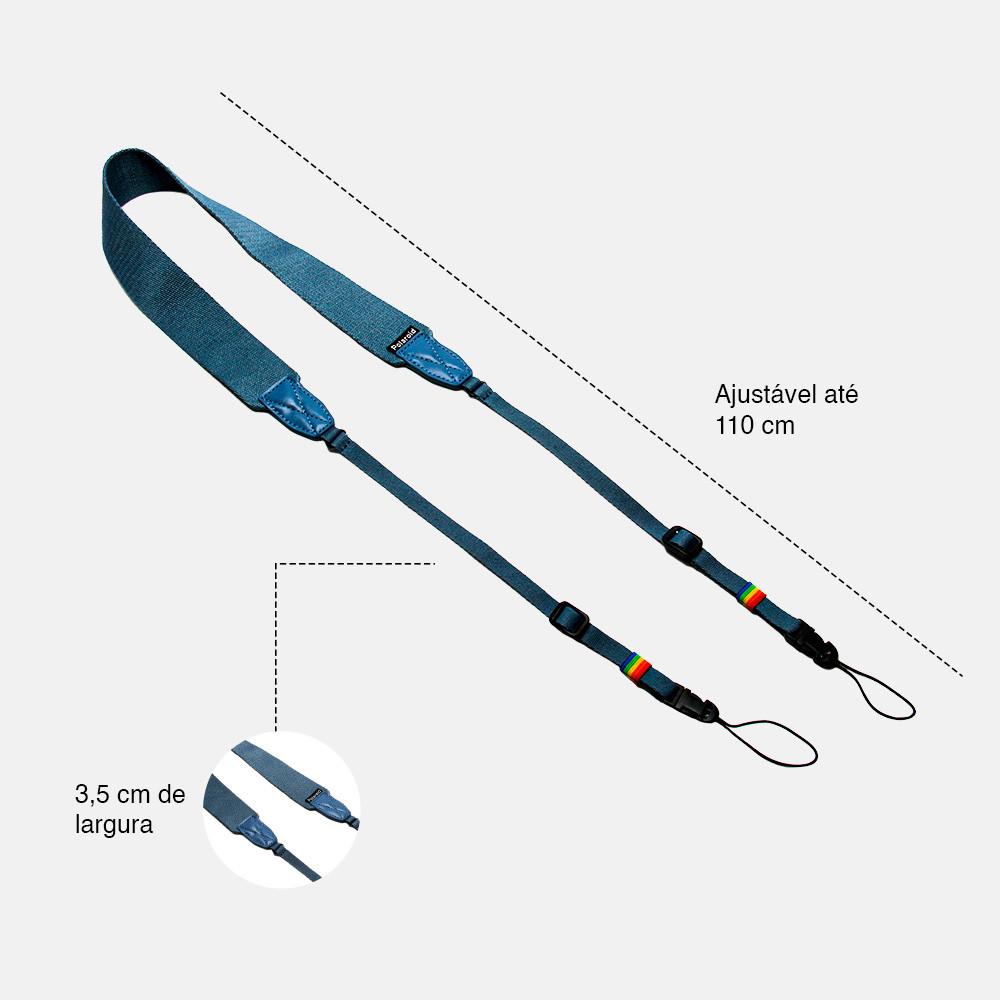 Alça Flat Para Câmera Polaroid Ajustável, Prática E Estilosa