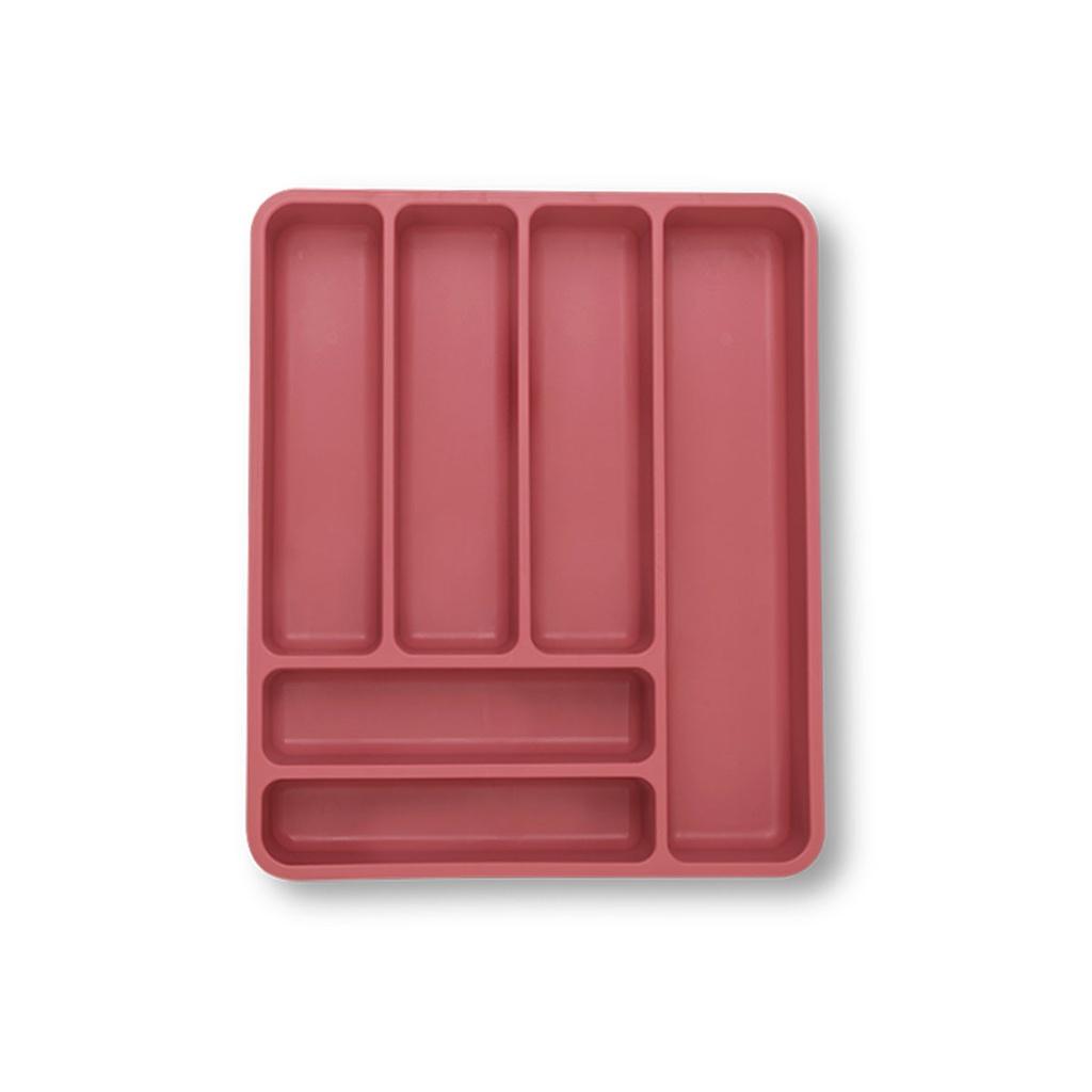 Faqueiro Itaparica + Organizador 32 peças - Rosa Malva