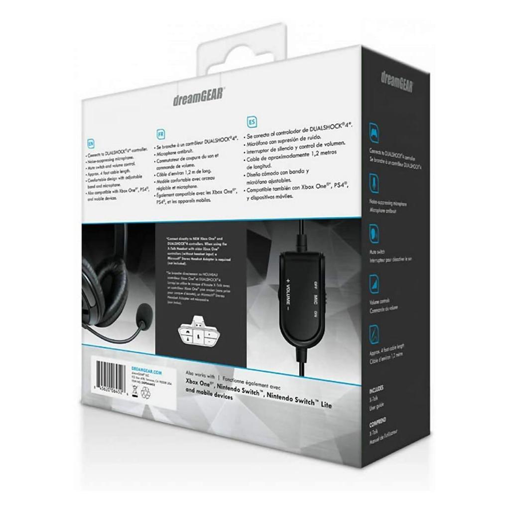 Gaming Headset com conchas grandes para PS4