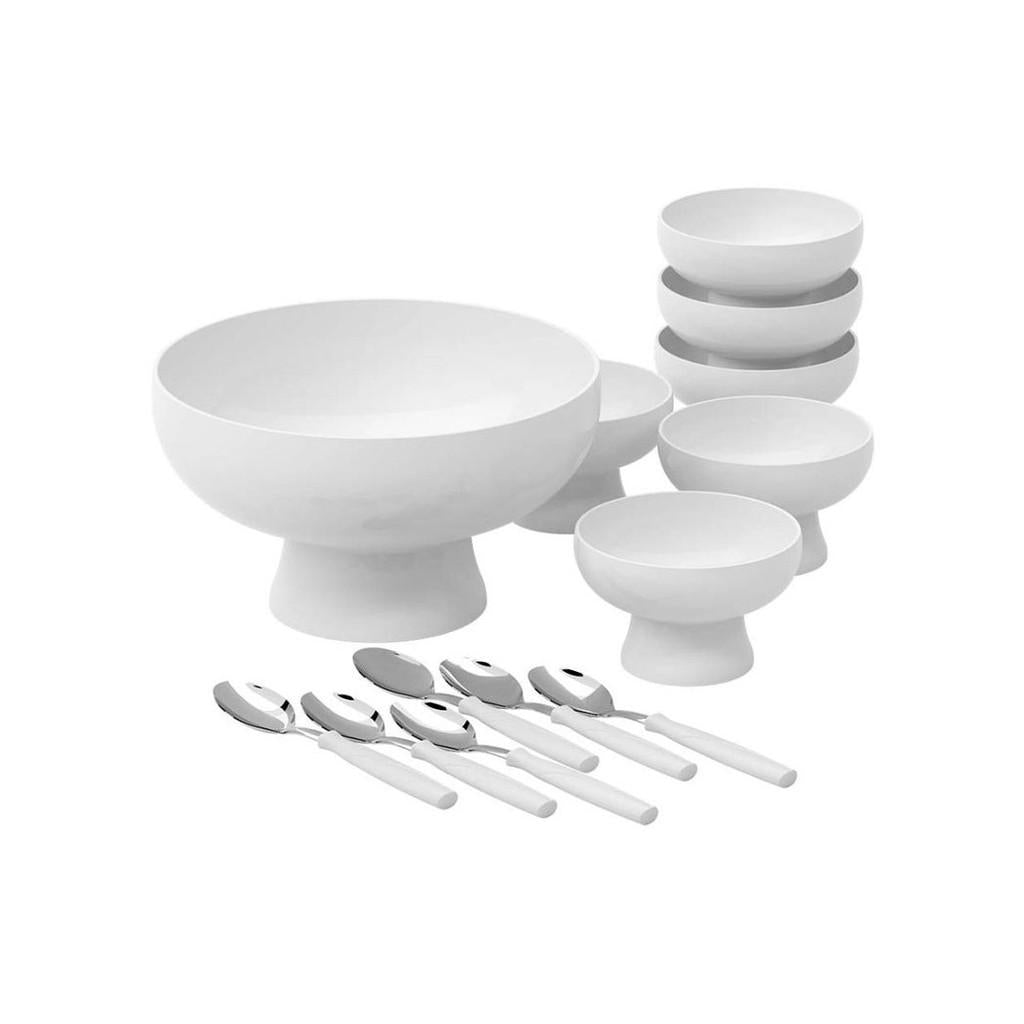 Conjunto de 13 peças para Bolo cor Branca