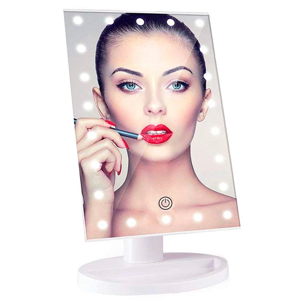 Espelho para maquiagem Vanity Mirror com iluminação de 22 LEDs