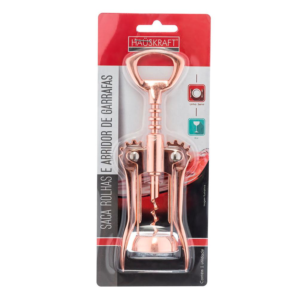 Saca rolhas/abridor rose gold