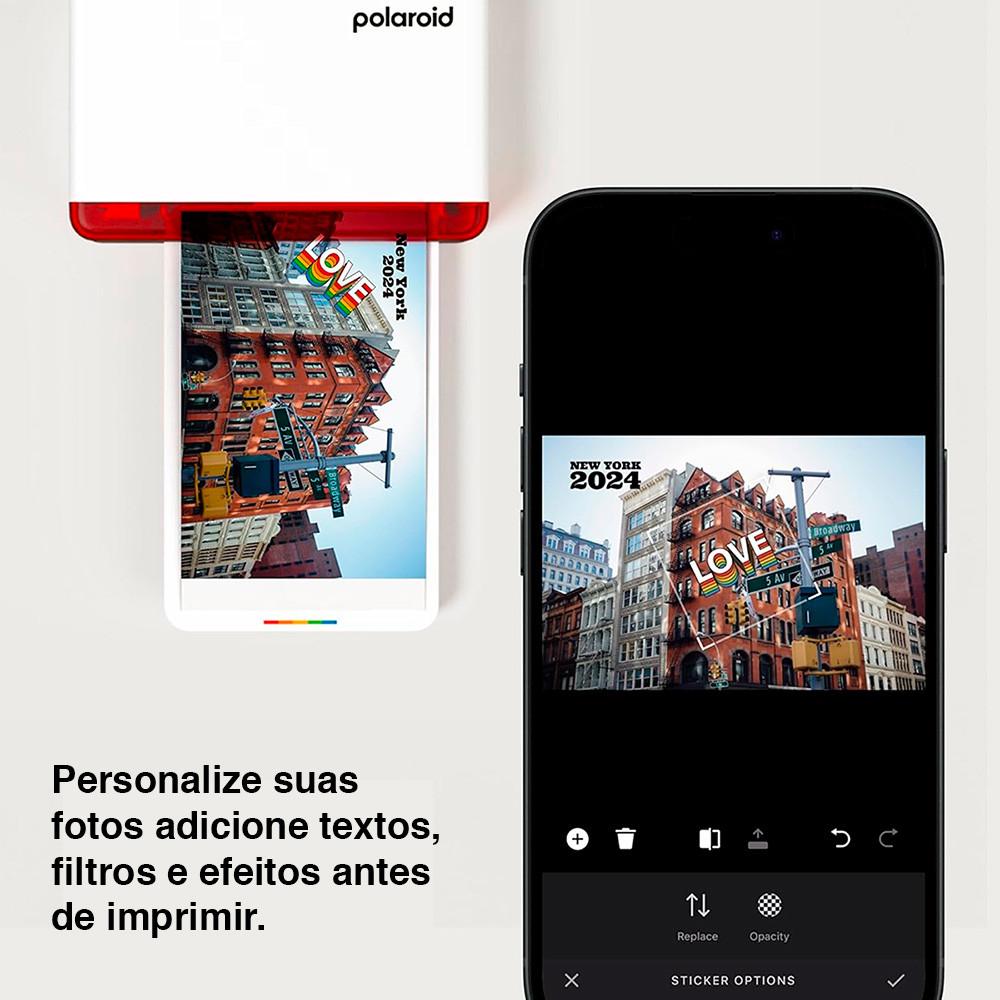 Impressora Polaroid Hi-Print 4x6 Fotos De Qualidade Em Casa