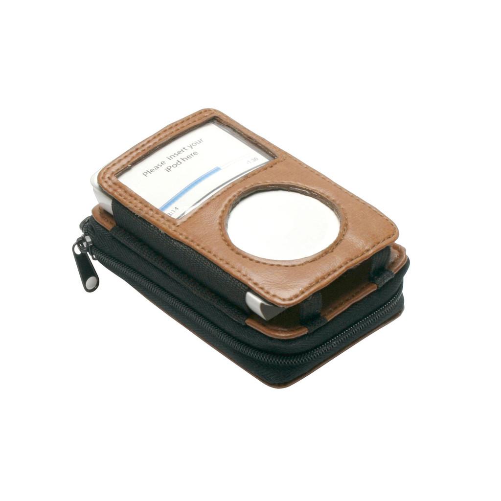 Estojo para iPod Vídeo com sistema de recarga por pilhas 4 AAA -