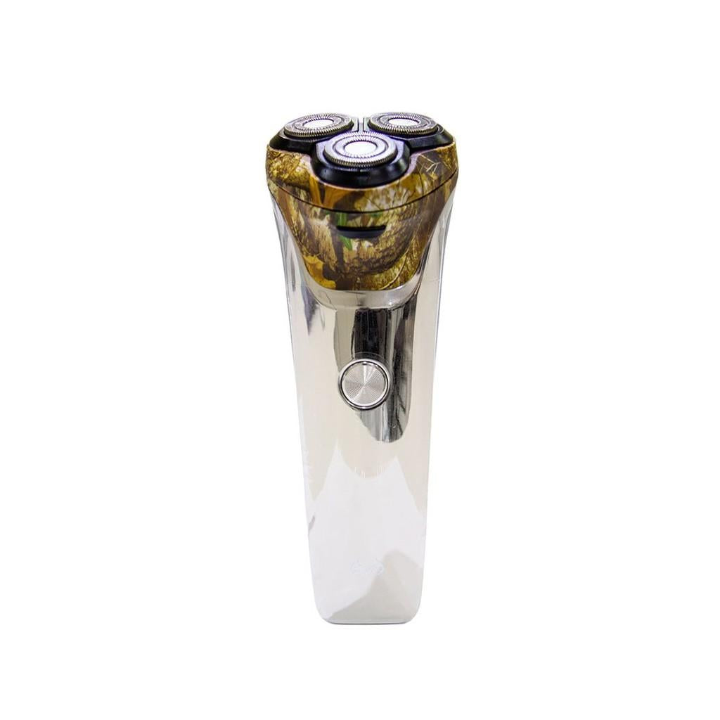 Barbeador Vivitar Premium RealTree com 3 lâminas, sem fio e carga USB