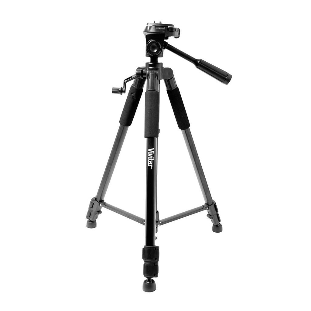 Tripé profissional em 3 seções com extensão de até 1,57 m