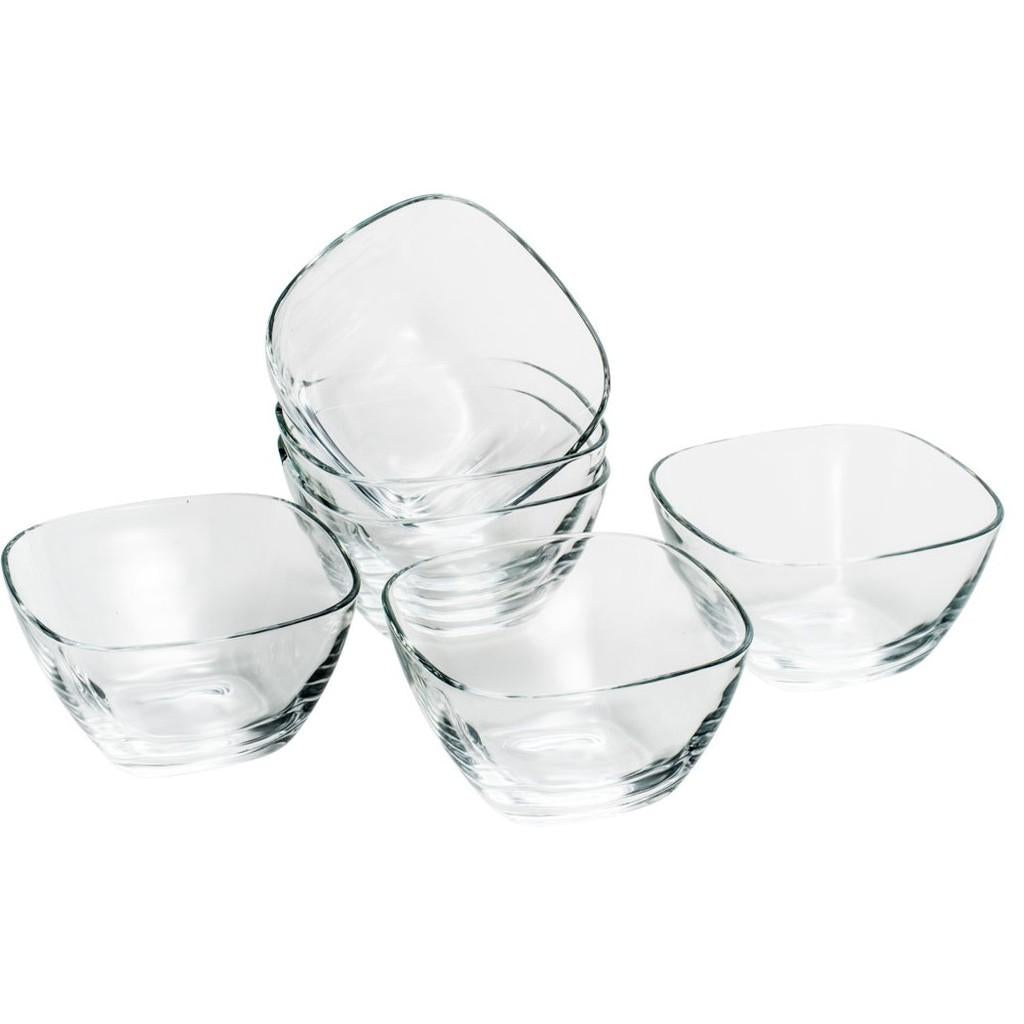 Conjunto com 6 bowls cristal ecológico Flirt 14x8cm