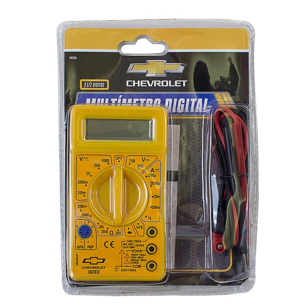 Multímetro Digital 3 1/2 Dígitos CHEVROLET