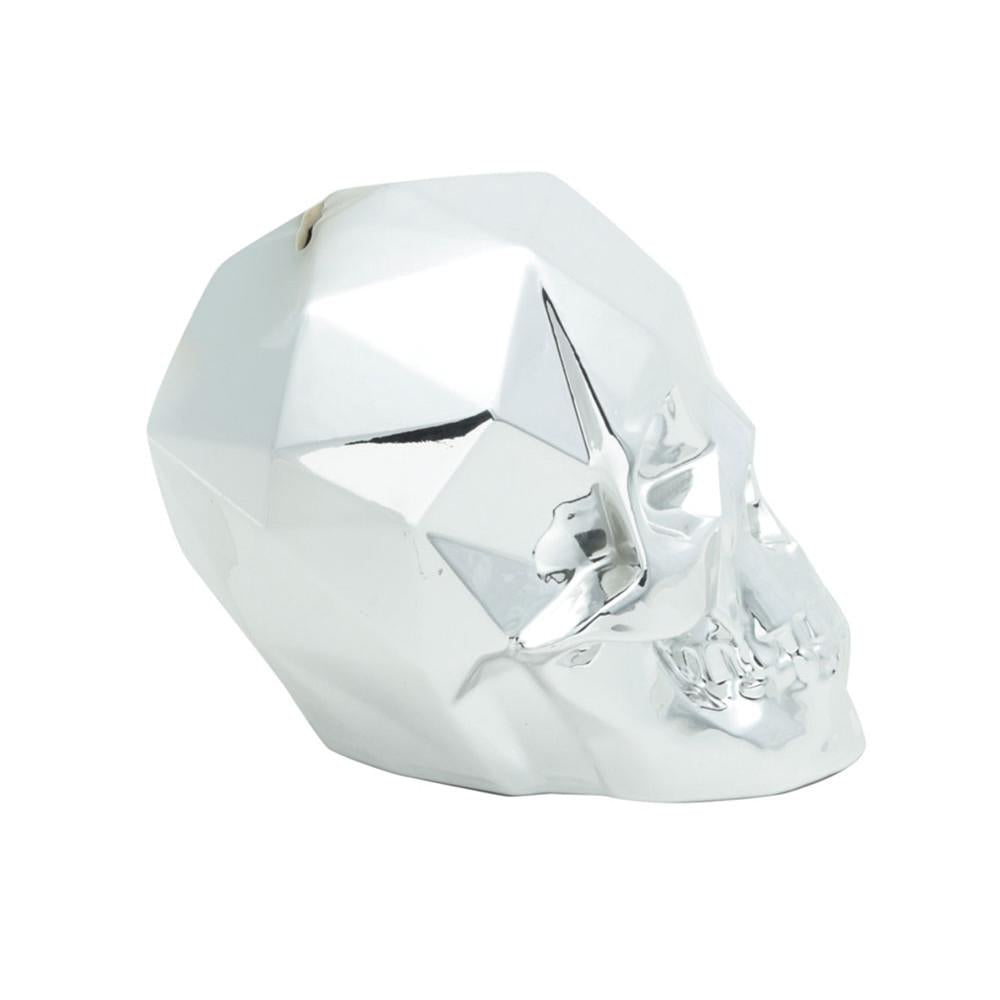 Decor Cerâmica Skull Head 18,8 X 13 X 15,5 Cm