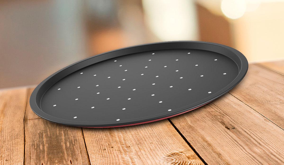 Forma para pizza Brinox 33 x 11 cm - Cereja