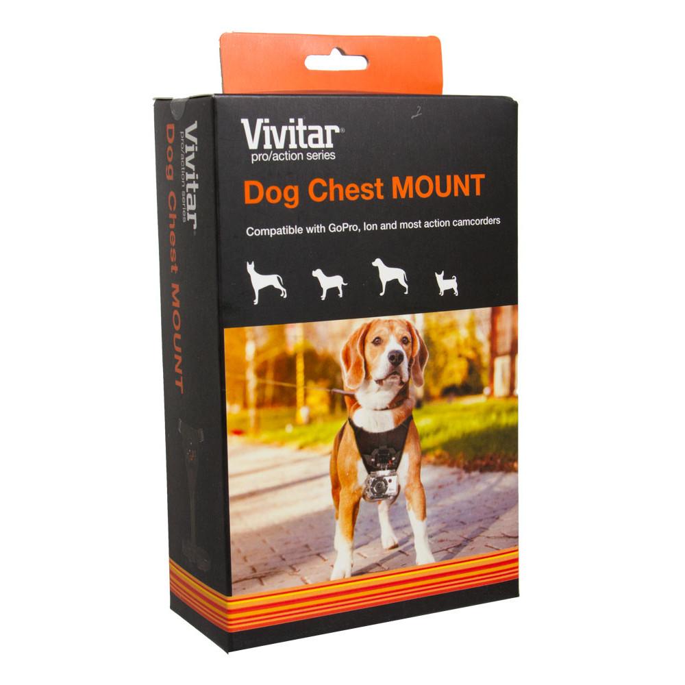 Suporte peitoral canino para câmeras de ação