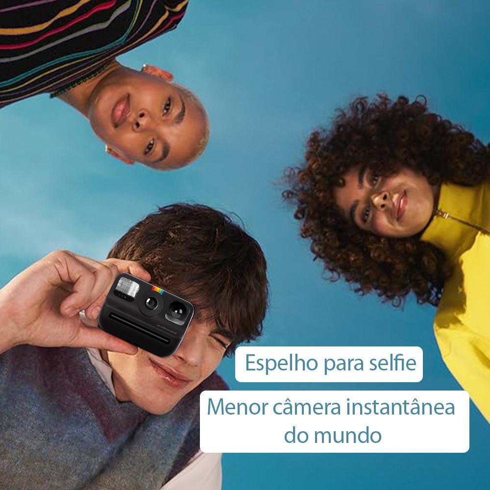 Câmera Instantânea Polaroid Go 2ª Geração Sustentável Com Espelho Para Selfie