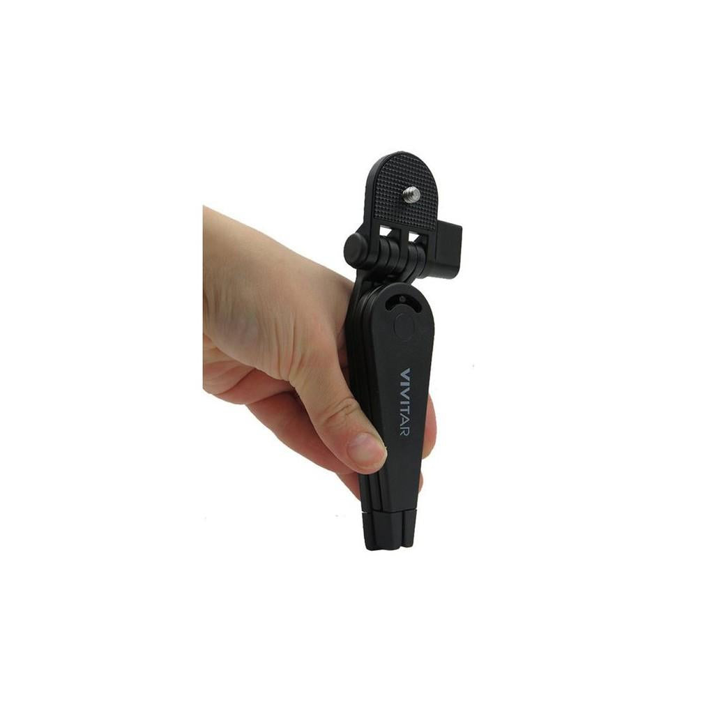 Tripé de Mesa/Grip de mão Selfie e Vídeo com adaptador p/ Smartphone