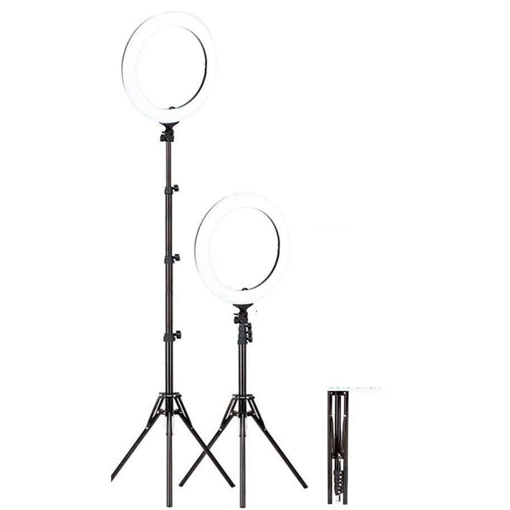 Ring Light de 18 polegadas 5.200 Lumens - Tripé + Suporte +Controle