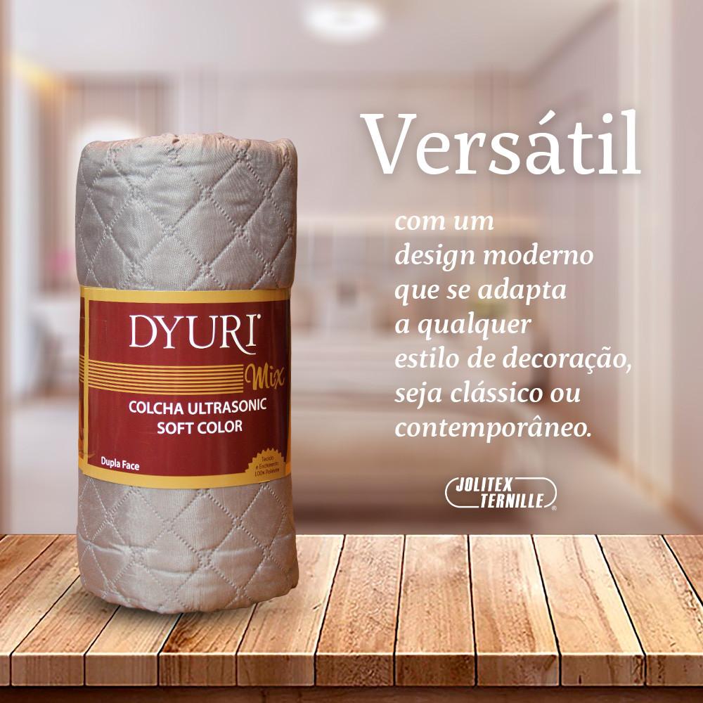 Colcha Queen Dyuri Com Toque De Sofisticação E Conforto E Porta Travesseiro