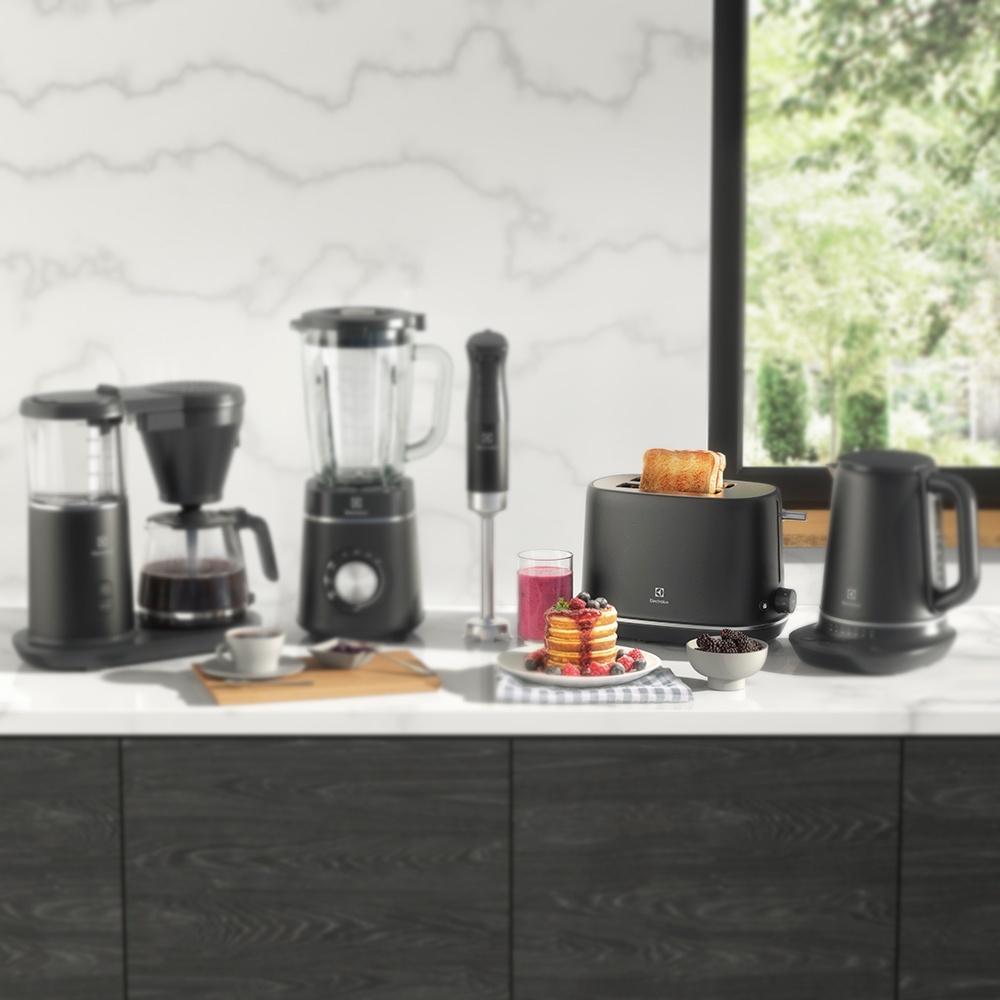 Torradeira Elétrica Electrolux Inox Preta Expert