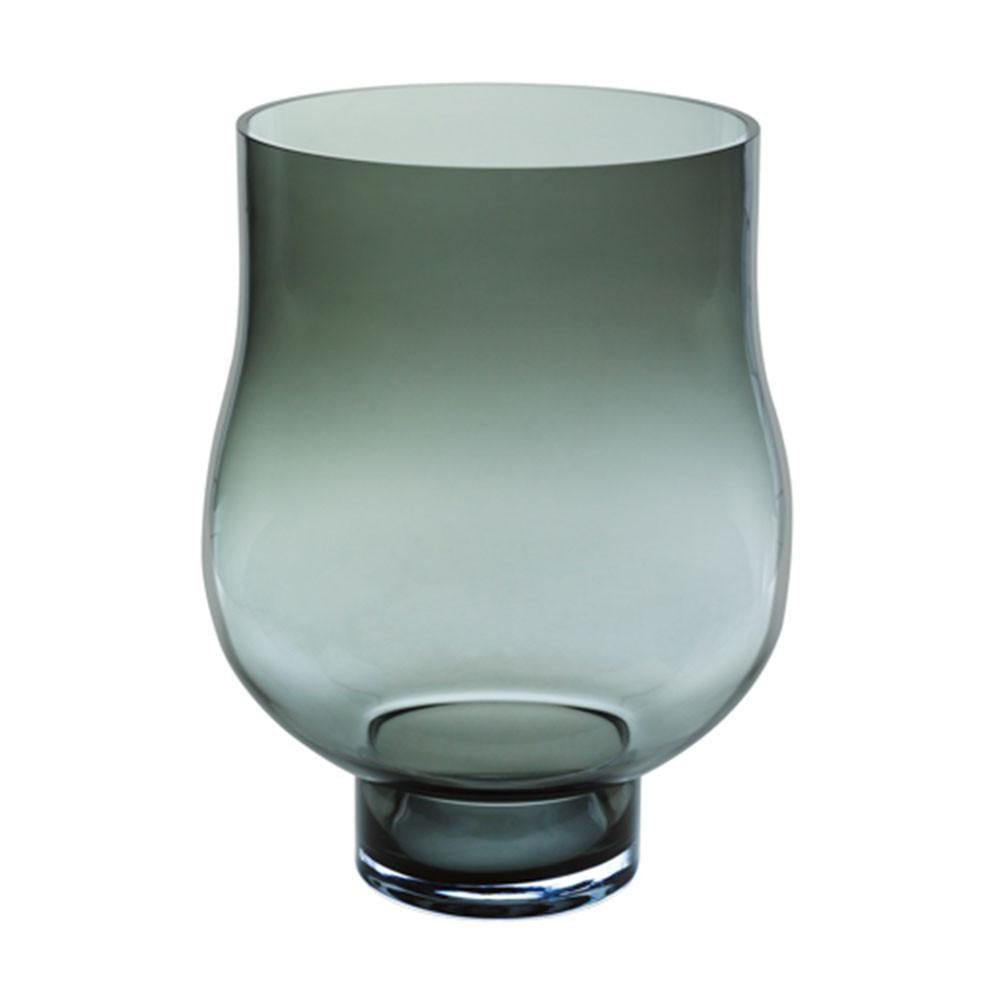 Vaso Bianco e Nero DE VIDRO Cinza 47 X 32CM
